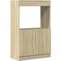 vidaXL Highboard Sonoma-Eiche 63x33x100 cm