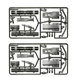 Modellbausatz 1:14 B-Teile Anhänger Achsen verstärkt von Tamiya