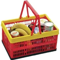 Alpfa Einkaufskorb klappbar 16 l mit Henkel