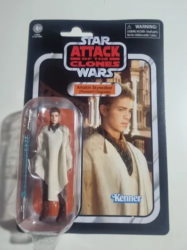 Star Wars Anakin Skywalker, Angriff der Klonkrieger Vintage Sammelfigur, NEU/OVP