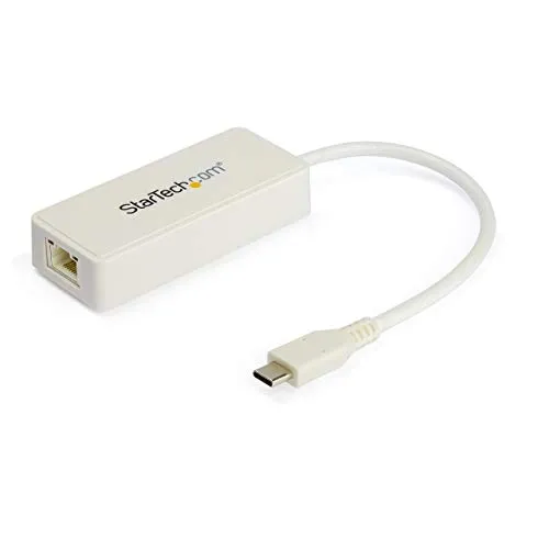 StarTech.com USB-C auf Gigabit Ethernet Adapter - Schnelle Netzwerkverbindung - WLAN-Zubehör: Tragbarer USB-C auf Ethernet Adapter mit 1 Gbit/s Geschwindigkeit und zusätzlichem USB-A Port für mehr Anschlussmöglichkeiten.