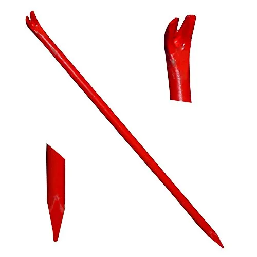 Brechstange 2000 mm, gebogene Klaue und Spitze