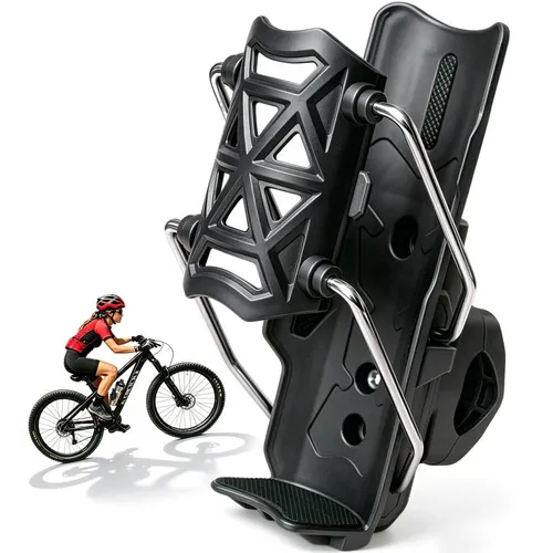 Getränkehalter Fahrrad Motorrad Universal 360° Drehbar Flaschenhalter Stoßfest