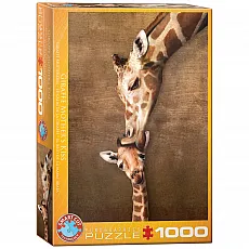 eurographics Puzzle - Giraffenmutterkuss - 1000 Teile 300756