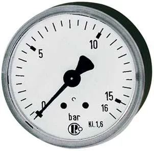 RIEGLER Manometer, rückseitig zentrisch