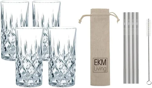 Nachtmann Whiskyglas Nachtmann Whiskybecher 4-er Set Noblesse 0089207