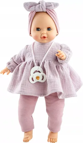 Paola Reina Babypuppe Sonia rosa mit Mechanismus 36cm