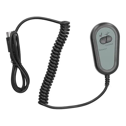 PAER Elektrischer Liegesofalift 2-Tasten-Fernbedienung, ABS-Handschalter-Controller 5A 5-polig, Passend für die Meisten Elektrischen Liegen und Hebestühle, ABS-Controller, Stuhlbett-Heberegler