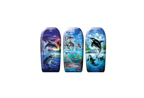 Neustanlo Badespielzeug Bodyboard, Motiv: Delfine, 82 cm, hochwertiges EPS