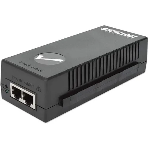 Intellinet 561235 PoE Injektor - 60W Ultra PoE für IoT-Anwendungen, ideal für Beleuchtung und Sensoren