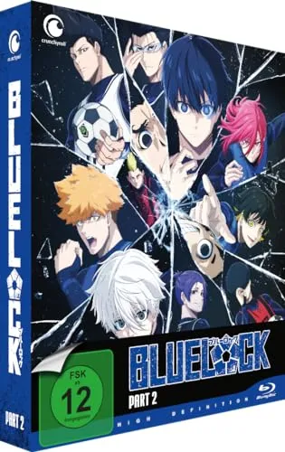 Blue Lock Staffel 1 Part 2 Vol 3 Blu-ray Limited Edition - Anime-Fernsehserie in limitierter Auflage mit Sammelschuber, FSK 12, Original-Synchronisation und deutschen Untertiteln – ein Muss für Fußballfans und Anime-Liebhaber!