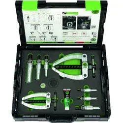 Kukko Innenauszieher-Satz 12 - 46 mm - 25-A - Abzieher für präzises und schnelles Entfernen von Wellen und Lagern, ideal für Mechaniker und Hobbyisten.