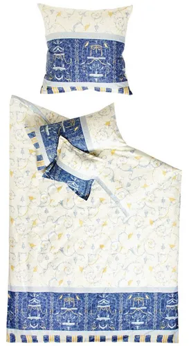 Bassetti OPLONTIS Bettwäsche Set 135x200 cm in blau von Bassetti