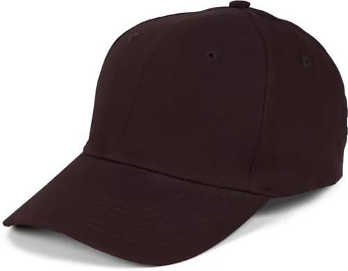styleBREAKER Unisex Baseball Cap Gebürstete Baumwolle, Braun