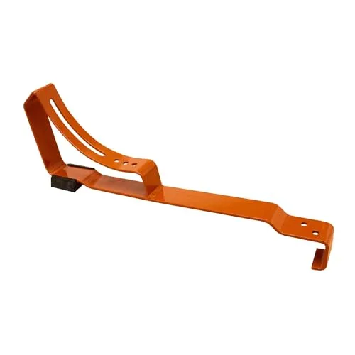 DAPRONA Laufroststütze für Dachtritt und Laufrost 48,5cm, für gewellte Dachziegel, verzinkt Ziegelrot, Dachtritte für Schornsteinfeger