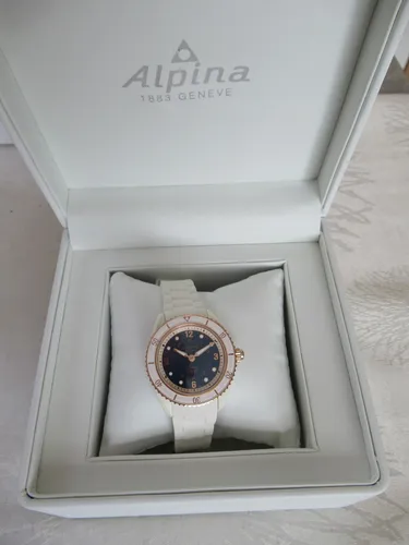 Alpina Alarm Quartz Blue Dial Ladies Smart Watch von Alpina