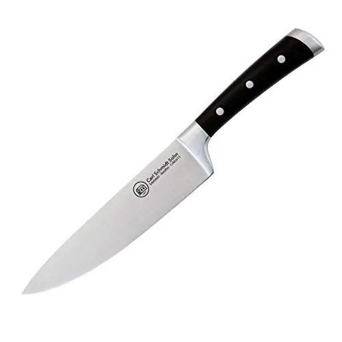 CS Kochsysteme 037871 Schneidwaren, Edelstahl, schwarz, 26 x 11,3 x 1,4 cm