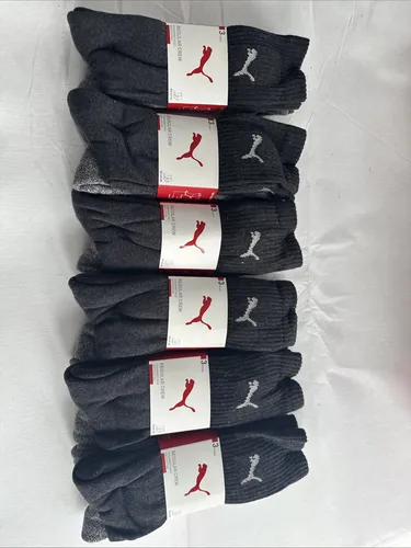 PUMA Herren Socken 3 Paar - Größe 43-46 in grau von PUMA