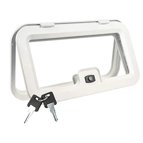 Wohnwagen & Wohnmobil Serviceklappe 595x315 mm - Praktische Serviceklappe für Wohnwagen und Wohnmobile, inklusive stabiler Schließung für mehr Sicherheit. Ideal für alle Wandstärken.