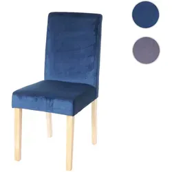 Mendler Esszimmerstuhl Littau - Stilvoller Samtstuhl in Petrol - Stühle für Esszimmer und Wohnzimmer, eleganter Samtbezug für hohen Sitzkomfort und außergewöhnliches Ambiente in Ihrem Zuhause.