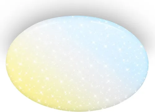 Briloner LED Deckenlampe 56cm Rund - CCT Dimmbar mit Fernbedienung - Deckenlampe für Innenräume, dimmbar und mit Farbwechsel, ideal für stimmungsvolle Beleuchtung in jedem Raum, 8000lm Lichtstrom für ultra helle Ausleuchtung.