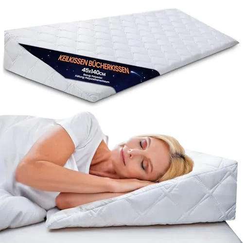 Totsy Baby Keilkissen für Bett und Sofa – 45x140 cm