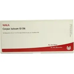 Corpus Luteum Gl D6 Ampullen - Arzneimittel zur Unterstützung der hormonellen Balance, apothekenpflichtig und ideal für Frauen in der hormonellen Umstellung.