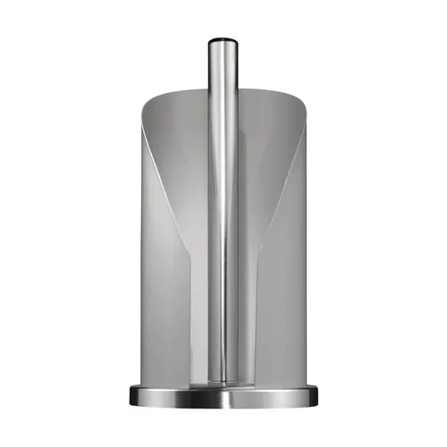 Wesco Papierrollenhalter, cool grey - Küchenrollenhalter aus robustem Edelstahl und pulverbeschichtetem Stahlblech, ideal für handelsübliche Küchenrollen oder bis zu 3 Toilettenpapierrollen im Bad.