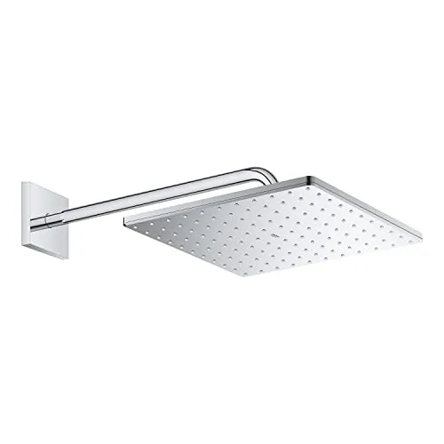 GROHE Rainshower 310 Mono Cube - Kopfbrauseset mit Antikalk-System - Badewannen- & Duschsysteme: Kopfbrause mit SpeedClean Antikalk-System für ein perfektes Strahlbild und langanhaltenden Glanz dank GROHE StarLight Technologie.