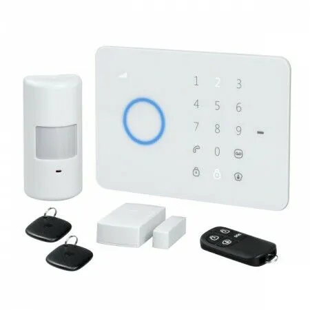 Indexa 3000SET F4 GSM-Funkalarm System 3000 - Erweiterbares GSM-Funkalarmsystem für Einfamilienhäuser. Integrierte GSM-Wählfunktion für SMS- und Anrufbenachrichtigungen, ideal für maximale Sicherheit.