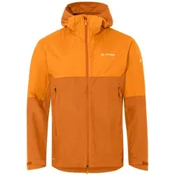 VAUDE Herren Mens Simony 2,5l Jacket V, Kumquat, M EU - Funktionsjacke für Bergsport, wasserdicht und hoch atmungsaktiv, hergestellt aus klimafreundlichem Material durch Altreifen-Recycling, ideal für aktive Outdoor-Abenteuer.
