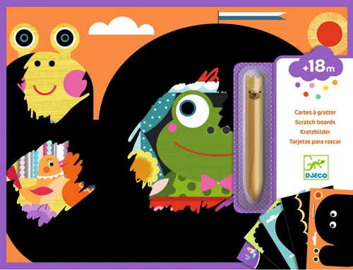 DJECO Rubbelbilder fü r die Kleinen: Entdeckung