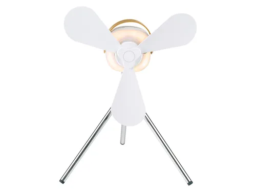 LIFETIME AIR Akku-Tischventilator, inkl. Nachtlicht, USB-C, 5V~, 2200mAh