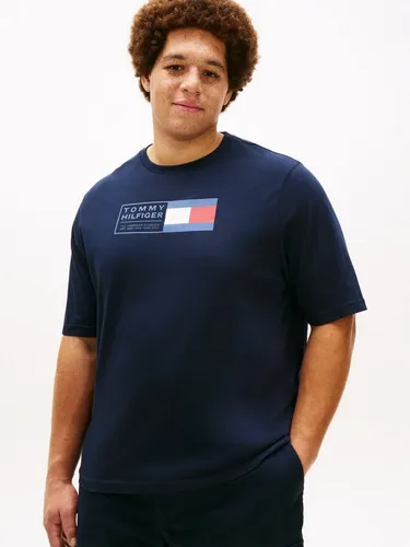 Tommy Hilfiger Herren Bt-Brand Love Text Box Tee-B Mw0mw44054 S/S T-Shirt, Blue (Desert Sky), XXL - Stylisches Tommy Hilfiger T-Shirt in hochwertiger Verarbeitung. Ideal für lässige Outfits und nachhaltige Mode. Ein Must-Have für jeden Kleiderschrank!