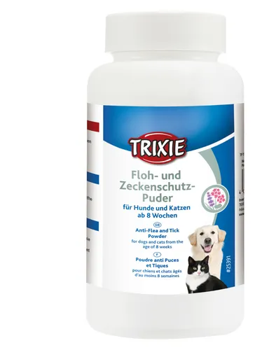 Trixie Floh- und Zeckenschutz Puder für Hunde und Katzen