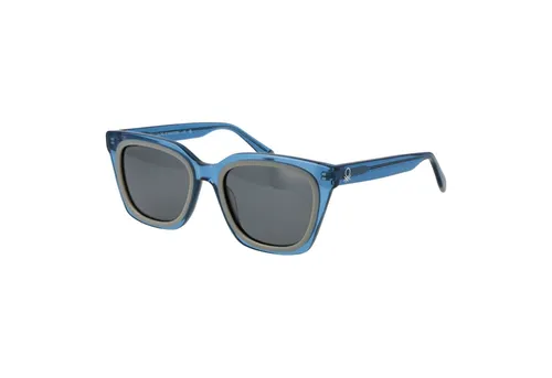 Benetton Sonnenbrille BE5086 661 52 – Damen - Moderne Damen-Sonnenbrille in Blau mit polarisierten Gläsern für optimalen UV-Schutz. Ideal für den Sommer und Freizeitaktivitäten, kombiniert Stil und Funktionalität.