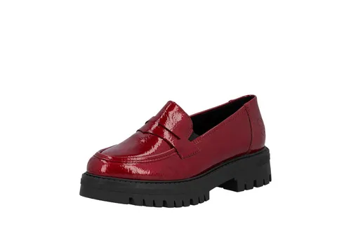 Modischer RIEKER Loafer für Damen, Gr. 41, rot von Rieker