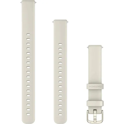 Garmin Lily 2 Silikonarmband in Bone-Farbe (14 mm) - Hochwertiges Silikonarmband für Garmin Lily 2, flexibel und langlebig. Perfekt für den täglichen Gebrauch und stilvolle Akzente.