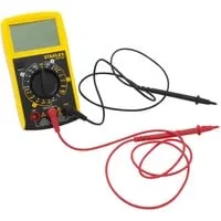 Stanley Multimeter STHT-77364 - Digitales RMS Multimeter - Multimeter für Elektroinstallation und Garten, mit Temperaturmessung und großem LCD-Display für einfache Ablesbarkeit. Ideal für präzise Messungen bis 300 V und 10 A.