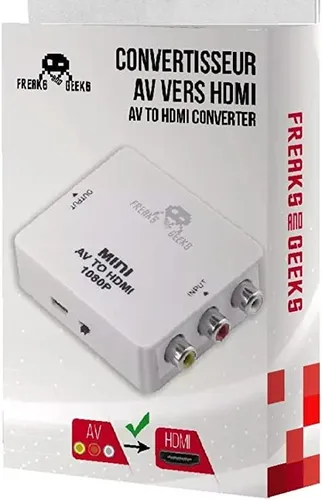 AV zu HDMI Konverter für SNES, MegaDrive, Wii, Game Cube von Freaks and Geeks