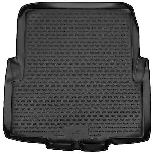 WALSER XTR Kofferraumwanne für BMW 3 Stufenheck (E46) 1997-2005, 100% passgenaue Antirutschmatte Auto, Gummimatte Auto, Kofferraum Schutzmatte, Anti Rutsch Matte Gummi, Auto Gummimatten