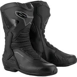 Alpinestars SMX-6 V3 Gore-Tex Stiefel - Schwarz/Dunkelgrau - 42 EU - Hochwertige Motorradstiefel mit Gore-Tex Technologie für perfekten Wetter- und Atemkomfort. Ideal für Rennstrecke und Straße, bieten sie erstklassigen Schutz und Flexibilität.