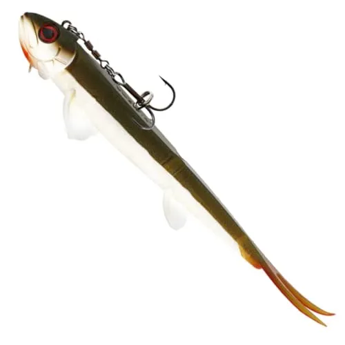 Westin Twinteez Pelagic V-Tail R 'N R 21cm 70g - 1 Gummiköder, Farbe:Bass Orange