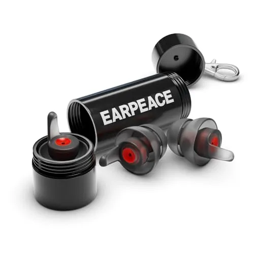 EarPeace Moto Original Gehörschutzstöpsel - Klangtreue Motorrad Ohrstöpsel - Motorrad Gehörschutzstöpsel mit bis zu 26 dB Geräuschminderung, wiederverwendbar und komfortabel, ideal für lange Fahrten und optimalen Klang.