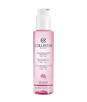 Collistar Gentle Make-up Removing Oil 150 ml - Make-up Entferner für Damen, entfernt sanft wasserfestes Make-up und Unreinheiten, ideal für empfindliche Haut, hinterlässt keine Rückstände und sorgt für ein strahlendes Hautbild.
