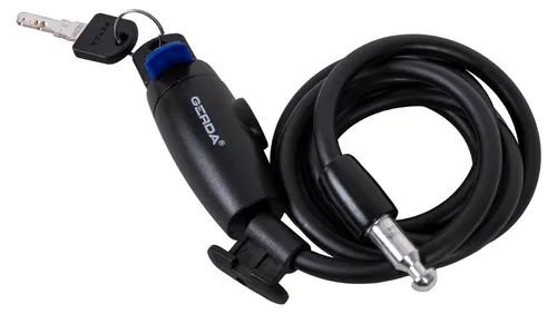 Gerda 36501 Spiral-Fahrradschloss, 150 Cm Lang