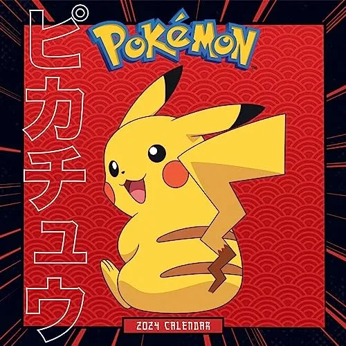 Pokémon 2024 – Wandkalender: Original Danilo-Kalender [Mehrsprachig] [Kalender] (Wall-Kalender)