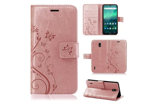 betterfon Handyhülle Handytasche für Nokia 1.3 Buchhülle Case Schutz Schale Etui Wallet, Wallet Case mit Kartenfächern Magnetverschluss und weicher Innenhülle