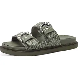 Tamaris Klassische Pantoletten Damen 31373438313136 Grün 39 EU - Grün - 39