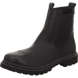 Legero Monta Chelsea Boots - Schwarz Leder, Größe 41 - Wanderschuhe mit zurückhaltendem Design und sportiven Akzenten, ideal für Herbst- und Wintertage. Einfaches An- und Ausziehen dank seitlichem Elastikeinsatz und praktischem Reißverschluss.
